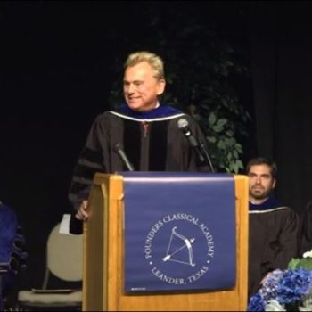 ‘Wheel of Fortune’ host Pat Sajak speaks at local academy’s inaugural graduation