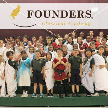 Greece is the Word for Founders Classical Academy of Lewisville Second-Graders