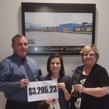Tyler Classical Academy Donates More Than $3K to CASA for Kids of East Texas