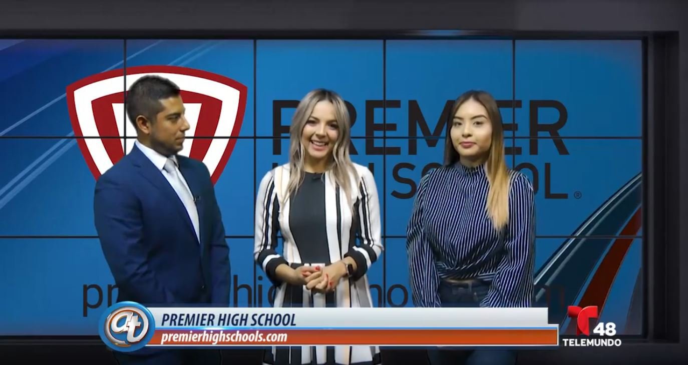 Telemundo features Premier High School – El Paso East Director and Student